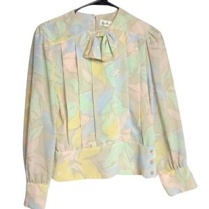 Pastel Floral Women's Blouse